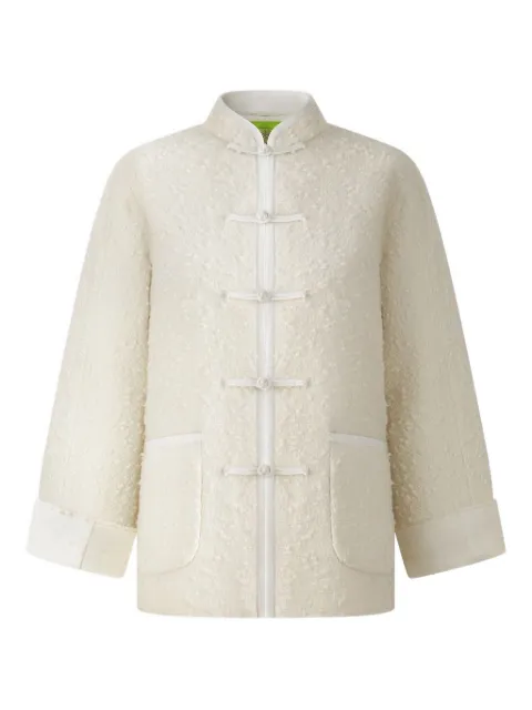 Shanghai Tang фактурный пиджак из смесовой шерсти