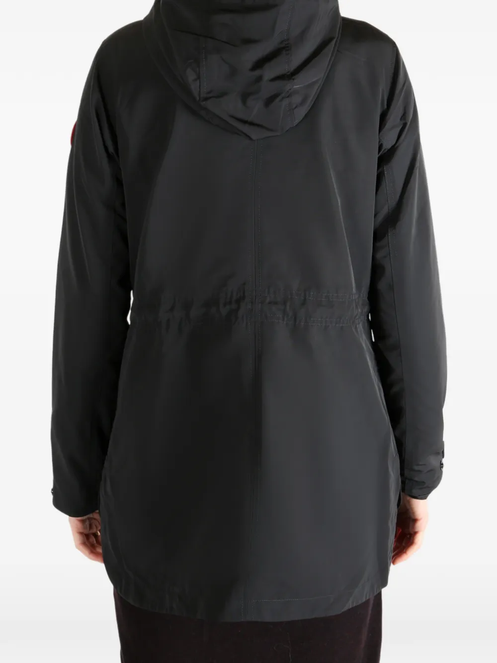 Canada Goose Hooded Jacket In Black