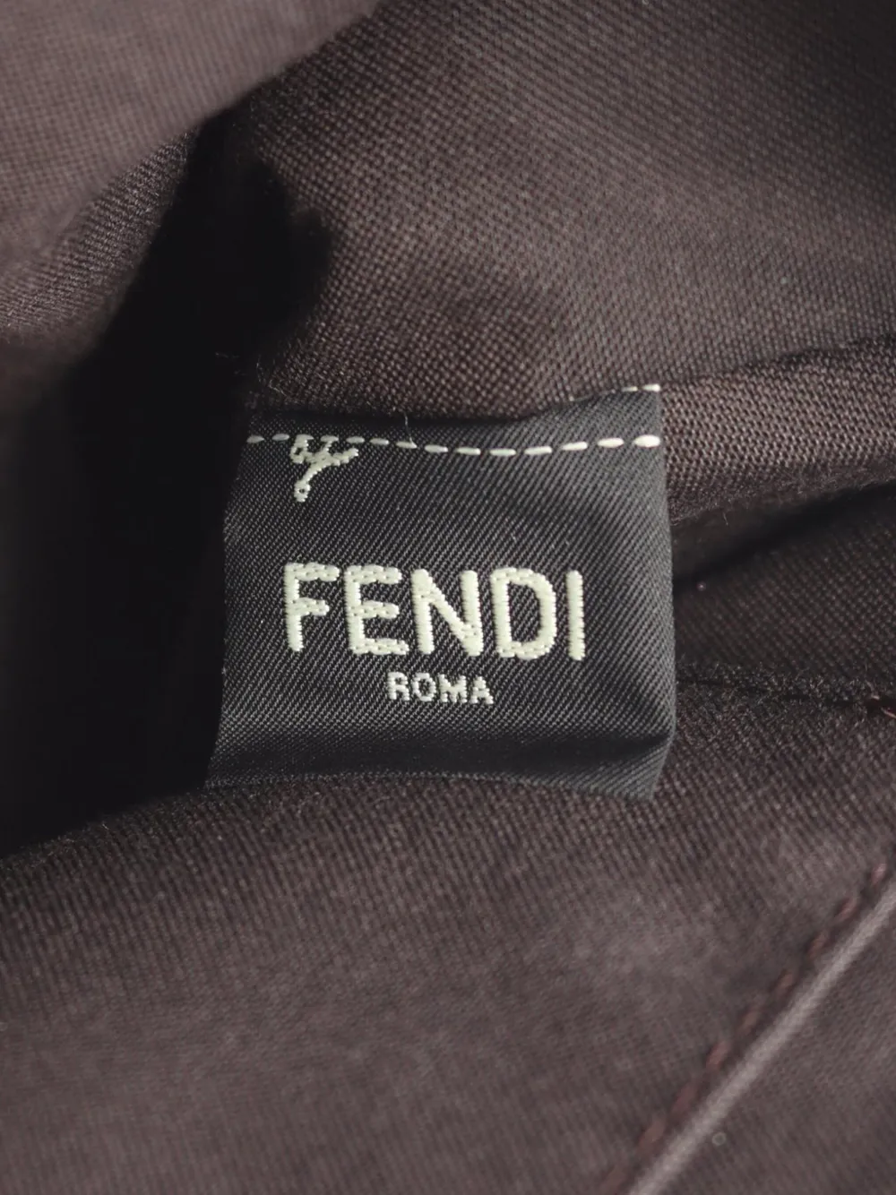 Pre-owned Fendi 2010-2025 Medium Canvas By The Way Satchel In Brown