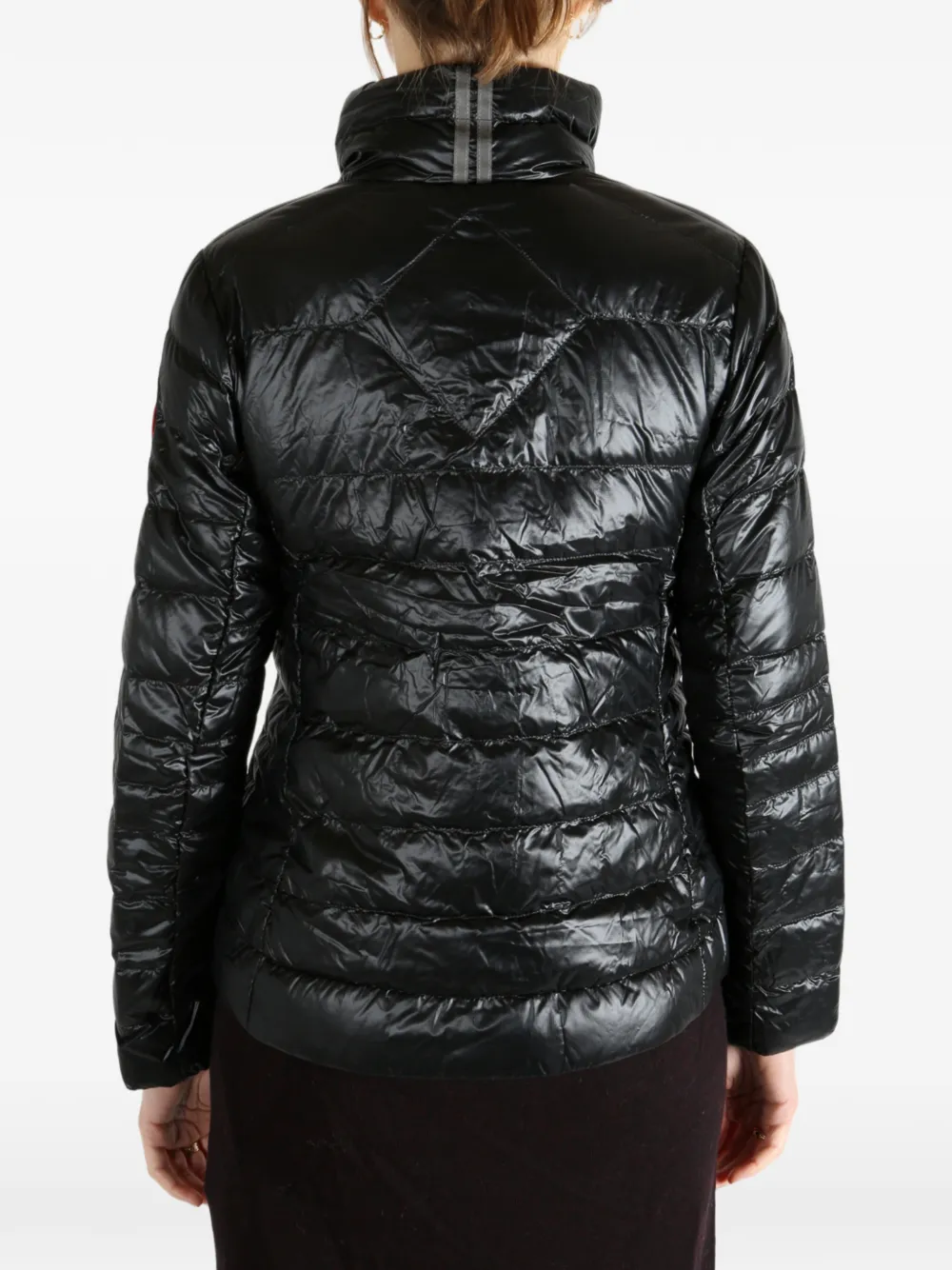 Canada Goose Gewatteerd jack met rits Zwart