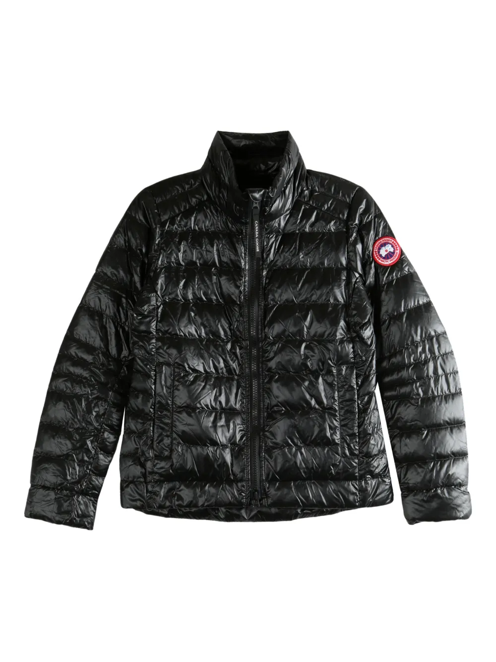 Canada Goose Gewatteerd jack met rits Zwart