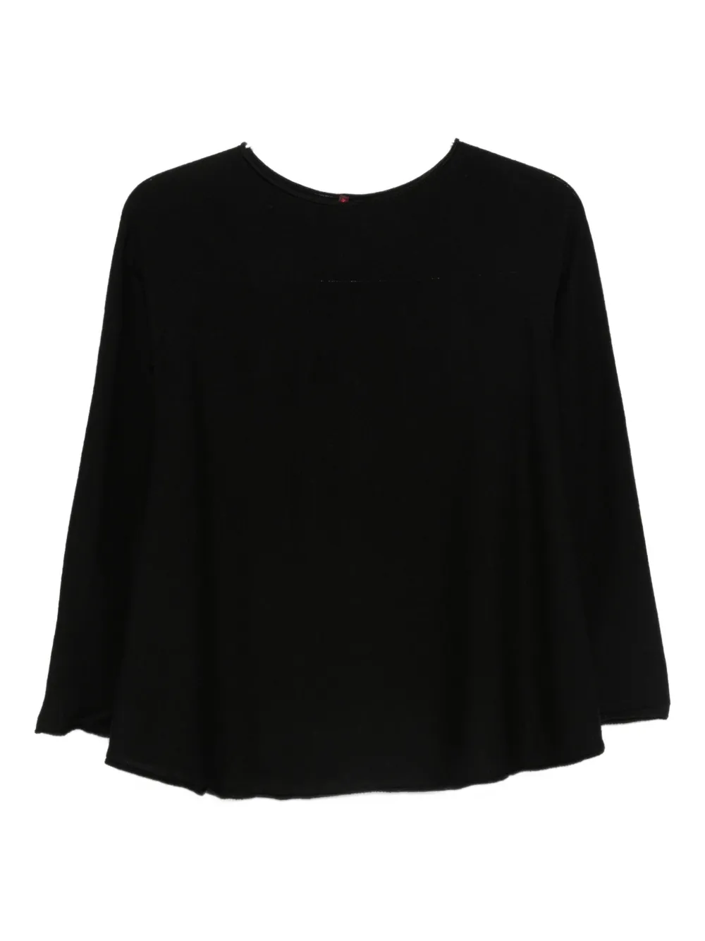 Daniela Gregis long-sleeve wool sweater - Nero