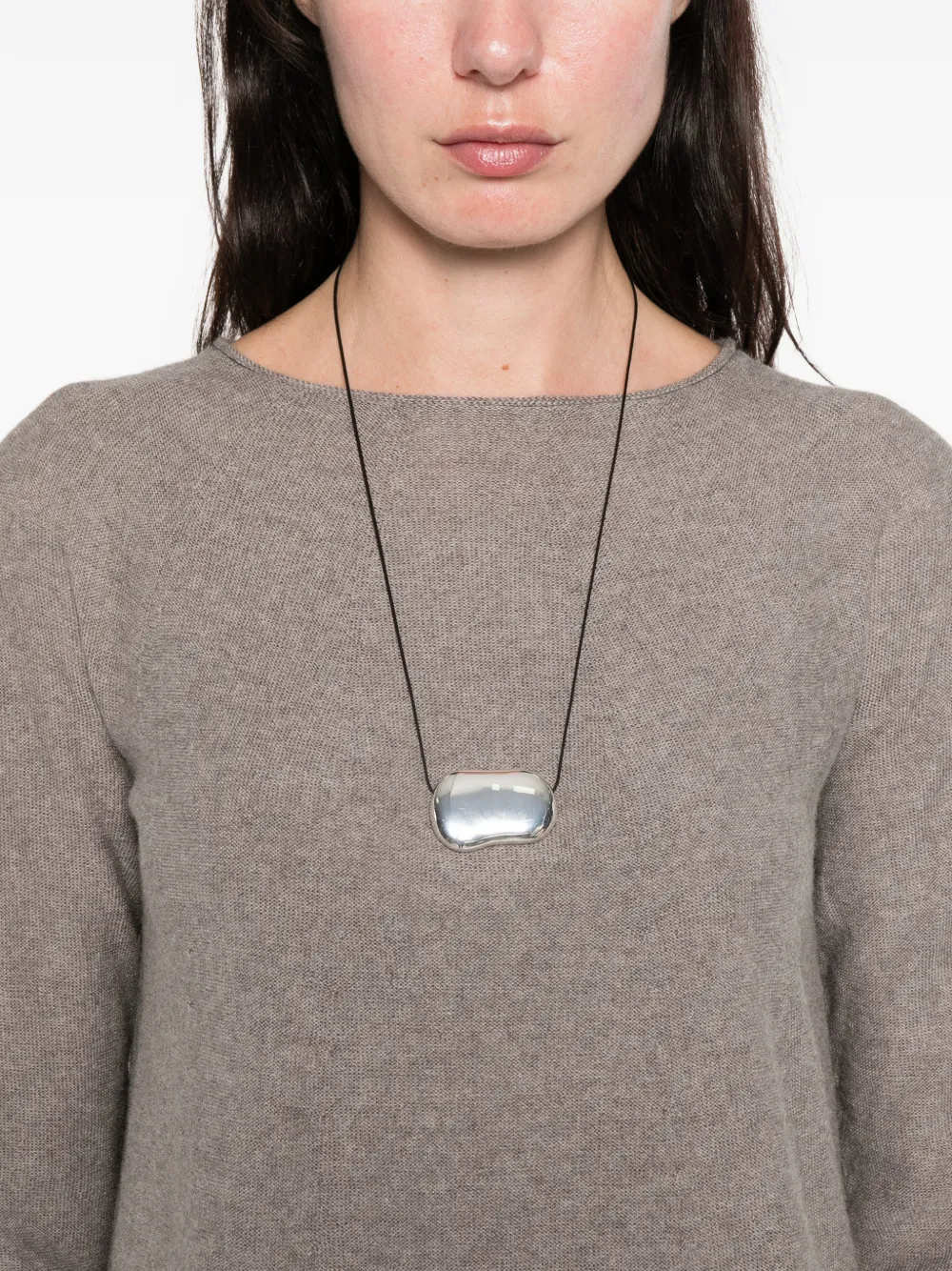 Daniela Gregis Long-sleeve Wool Sweater In Brown