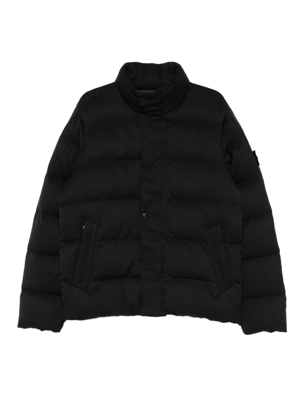 Stone Island padded jacket | Black | Image 1