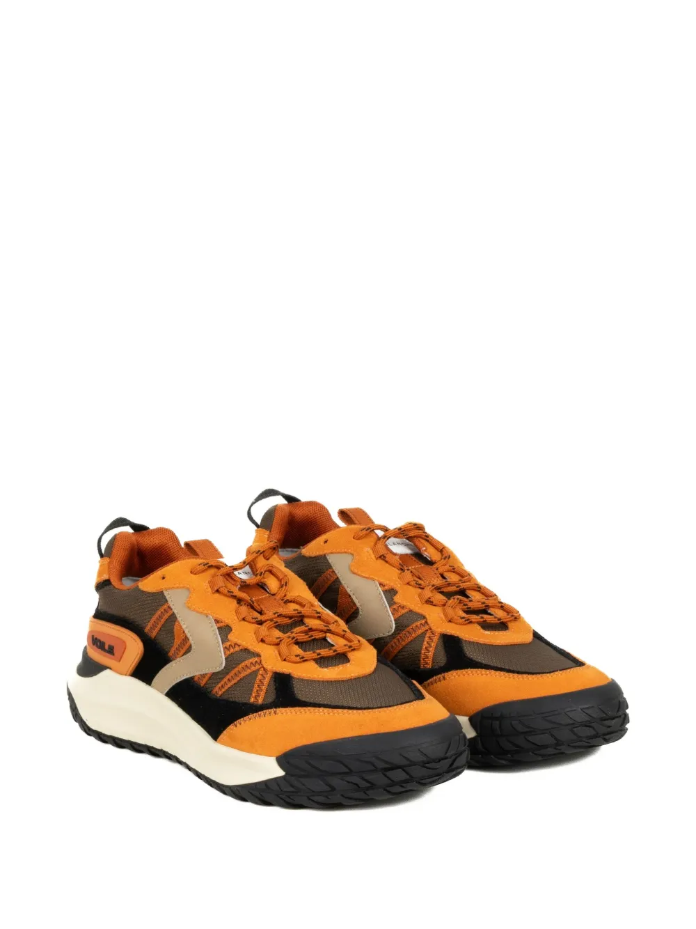 Voile Blanche Club Act2 sneakers met vlakken Oranje