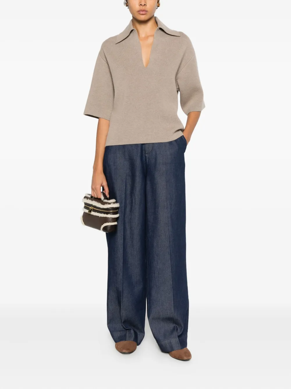 Calvin Klein Jeans met persplooi - Blauw