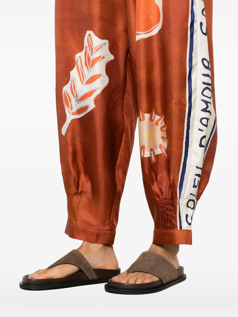 Alemais Pant In Burgundy