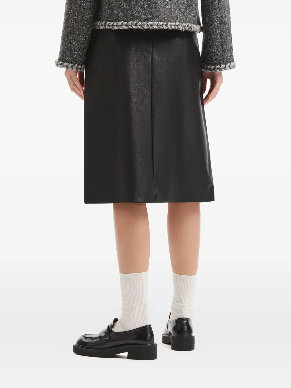 B+ab Side-pockets Midi Skirt In Multi