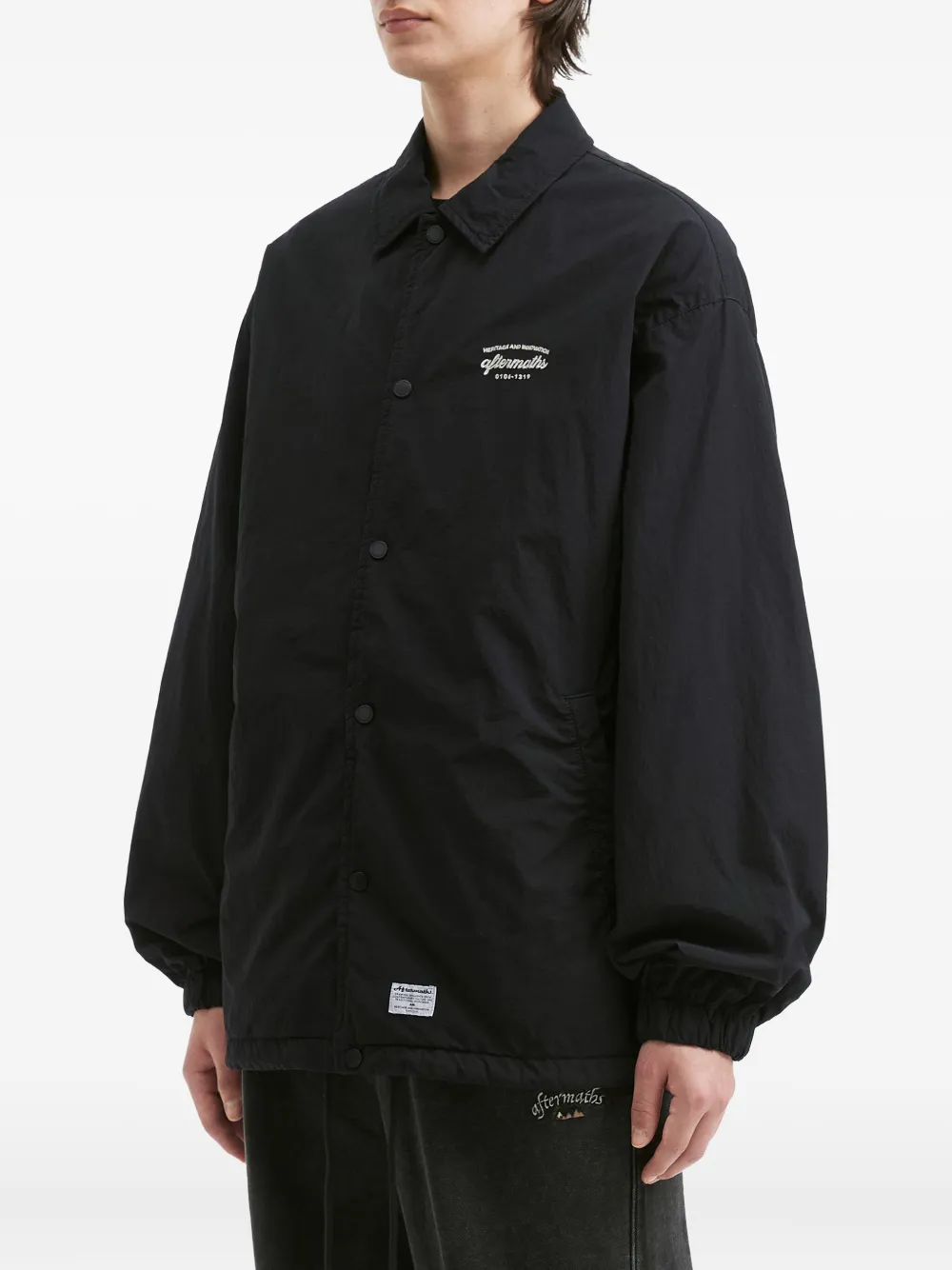 Aftermaths Snap-button Overshirt In Multi