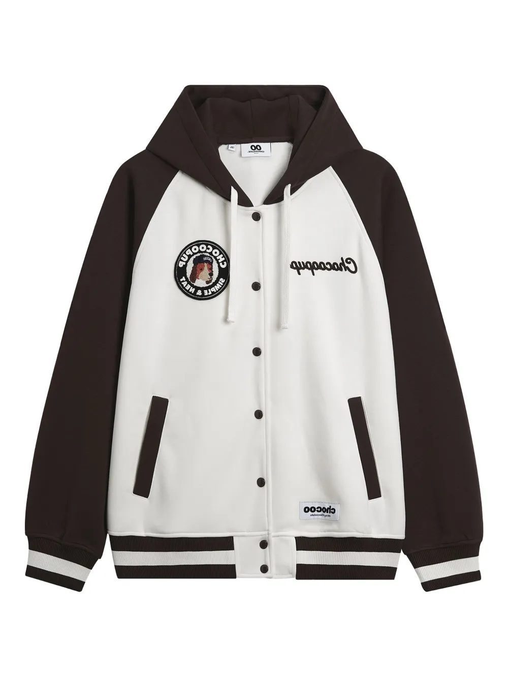 CHOCOOLATE raglan-sleeve hoodie | blanco | Image 1