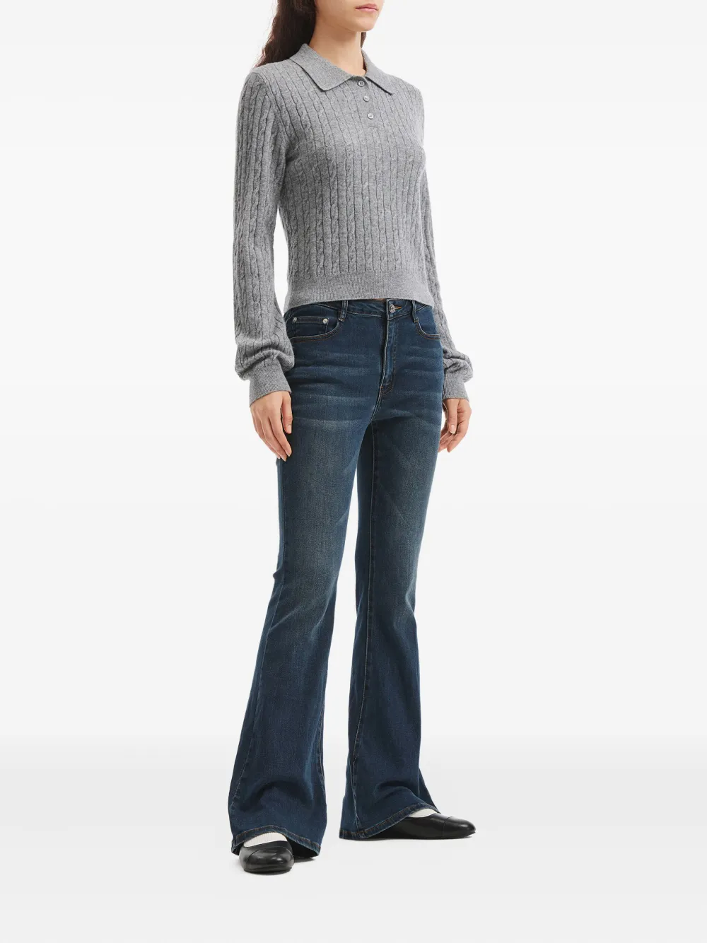 B+ab five-pockets jeans - Blauw