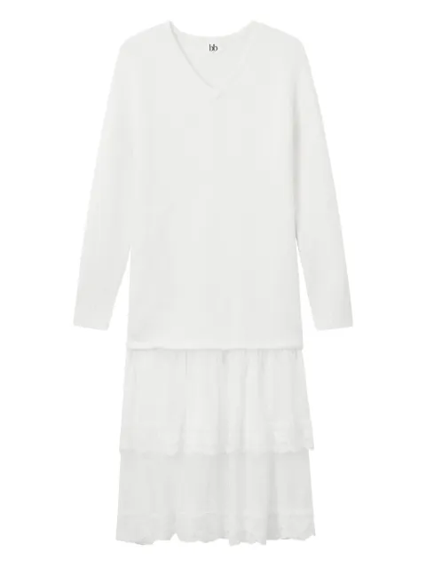 b+ab V-neck midi dress