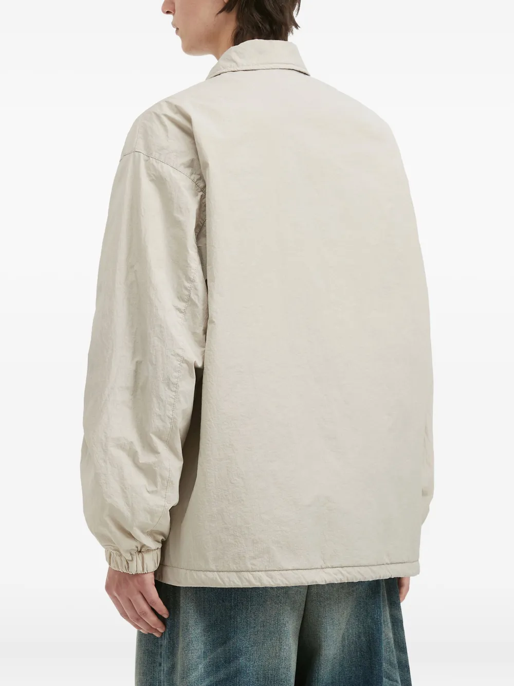 Aftermaths Snap-button Overshirt In Neutral