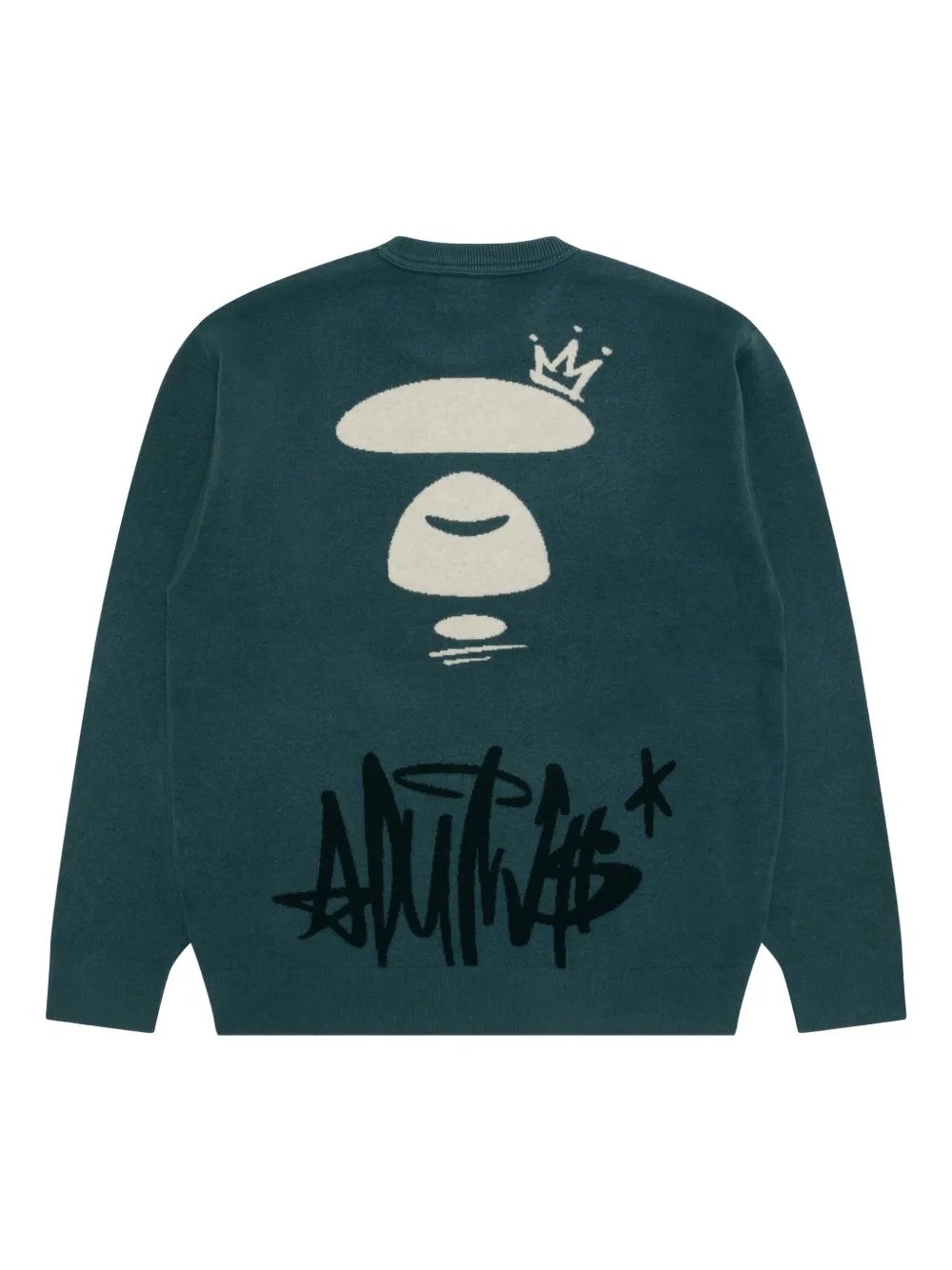 AAPE BY *A BATHING APE crew-neck sweater - Groen