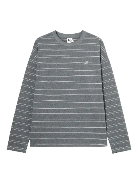 b+ab striped embroidered T-shirt