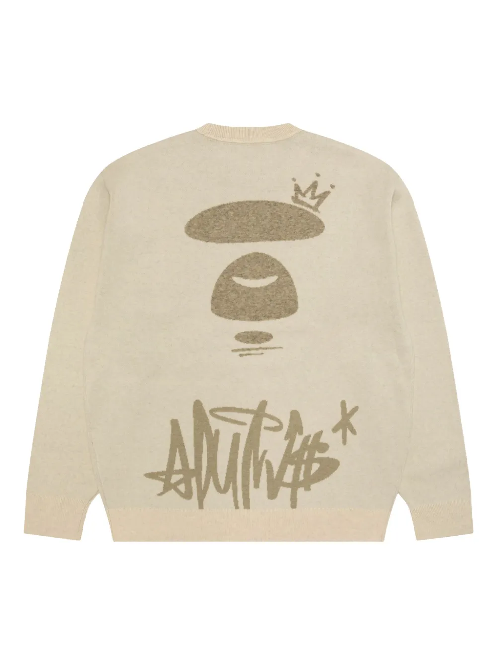 AAPE BY *A BATHING APE crew-neck sweater - Beige