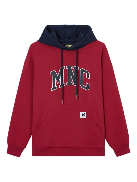 Mini Cream printed hoodie