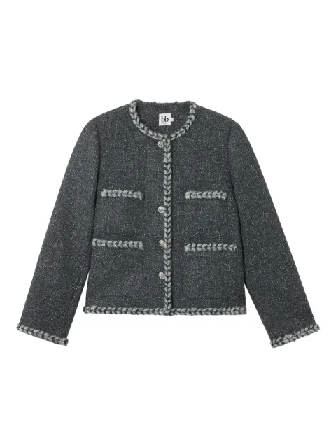 b+ab braided-trim jacket