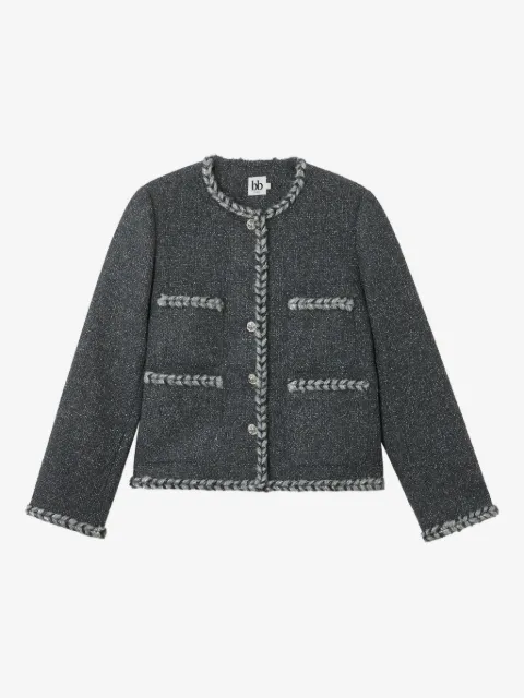 b+ab braided-trim jacket