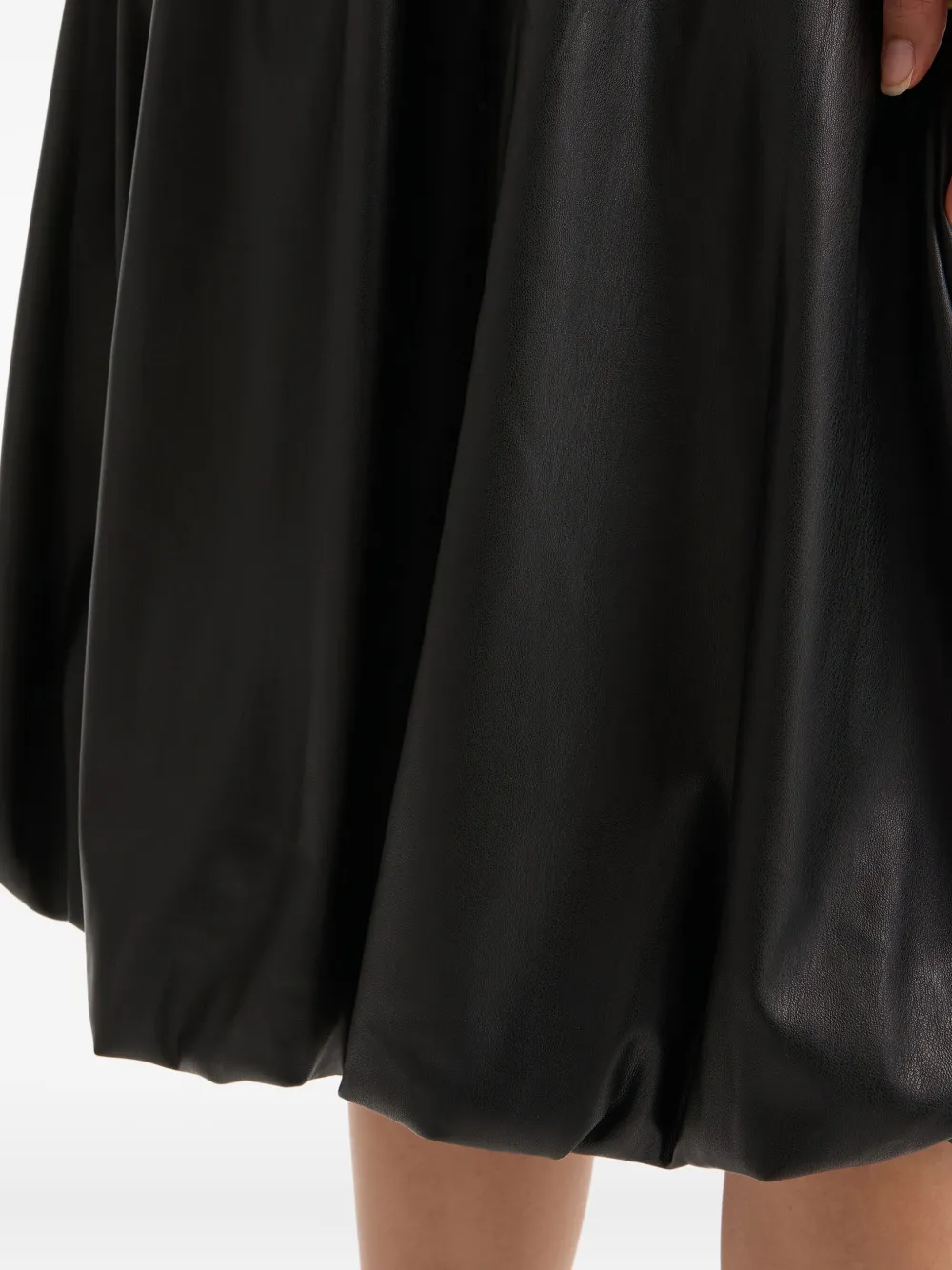 B+ab Elasticated Bubble-hem Midi Skirt In Black