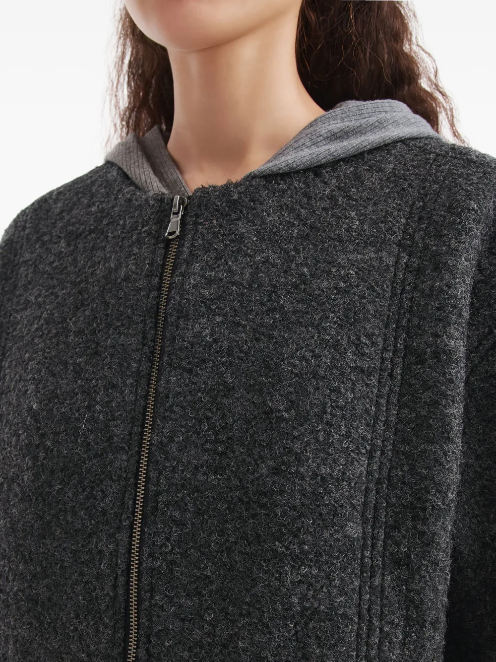 B+ab Zip-up Jacket In Gray