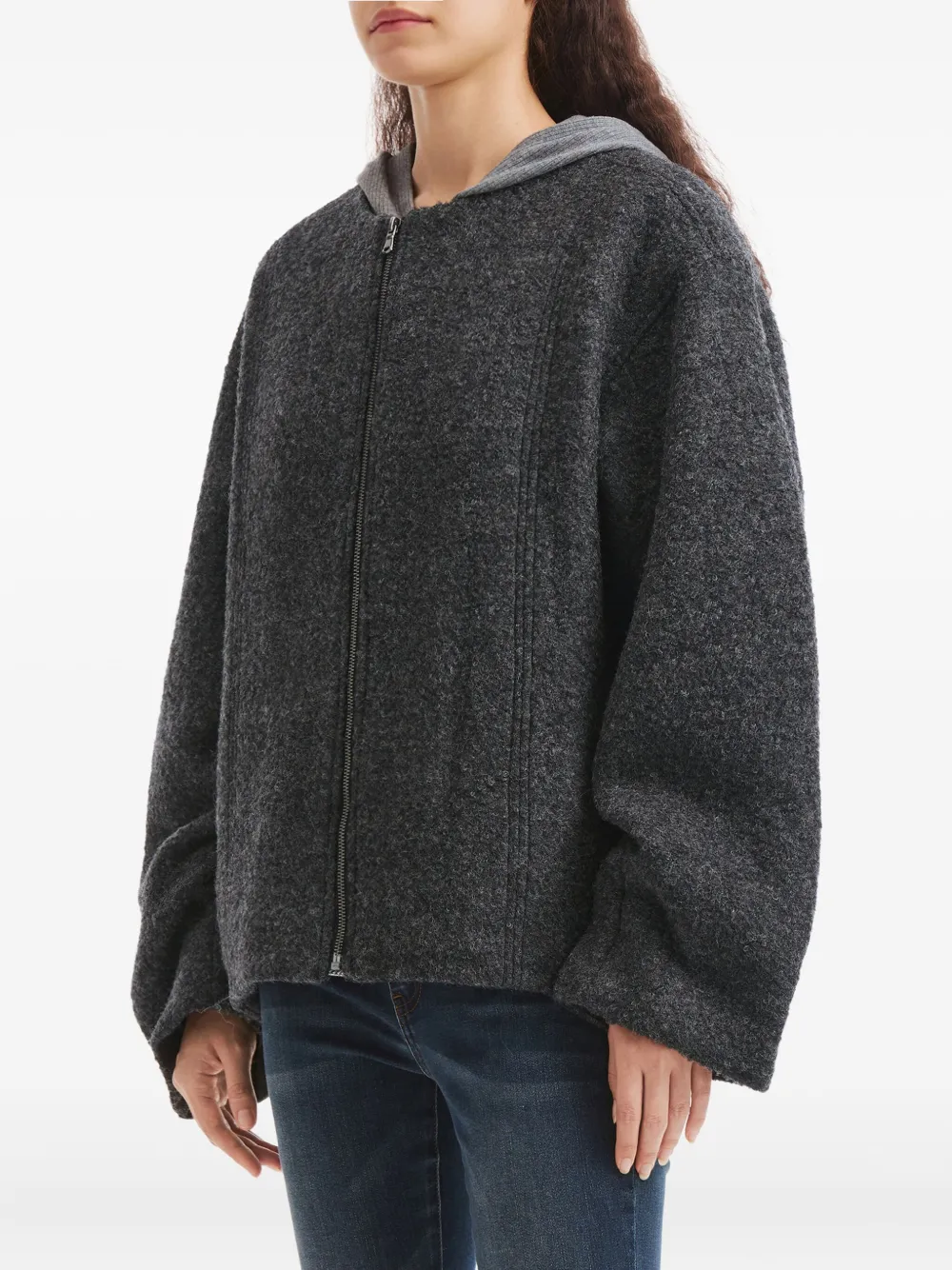 B+ab Zip-up Jacket In Gray