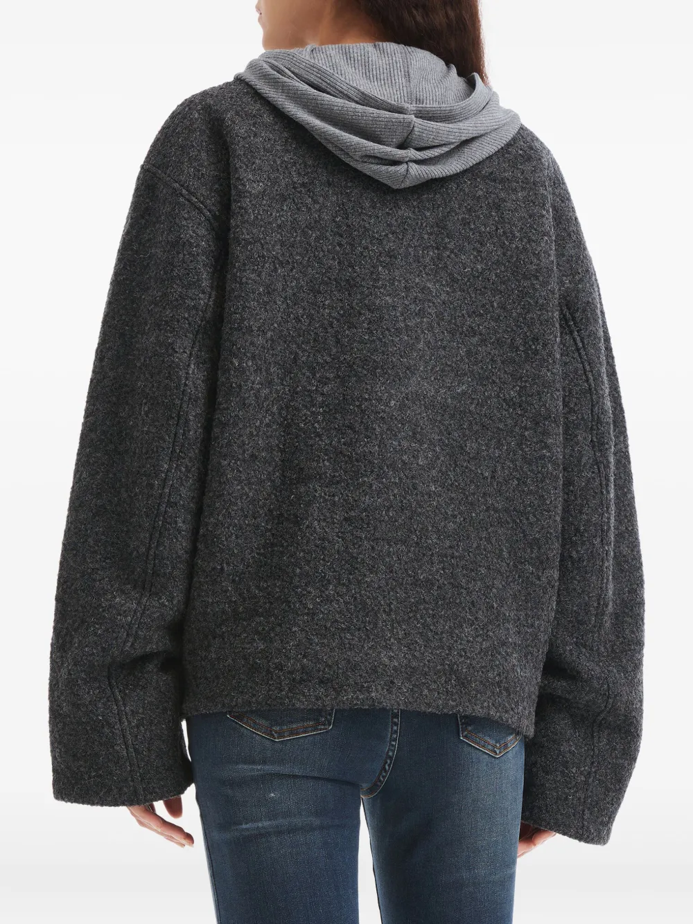 B+ab Zip-up Jacket In Gray