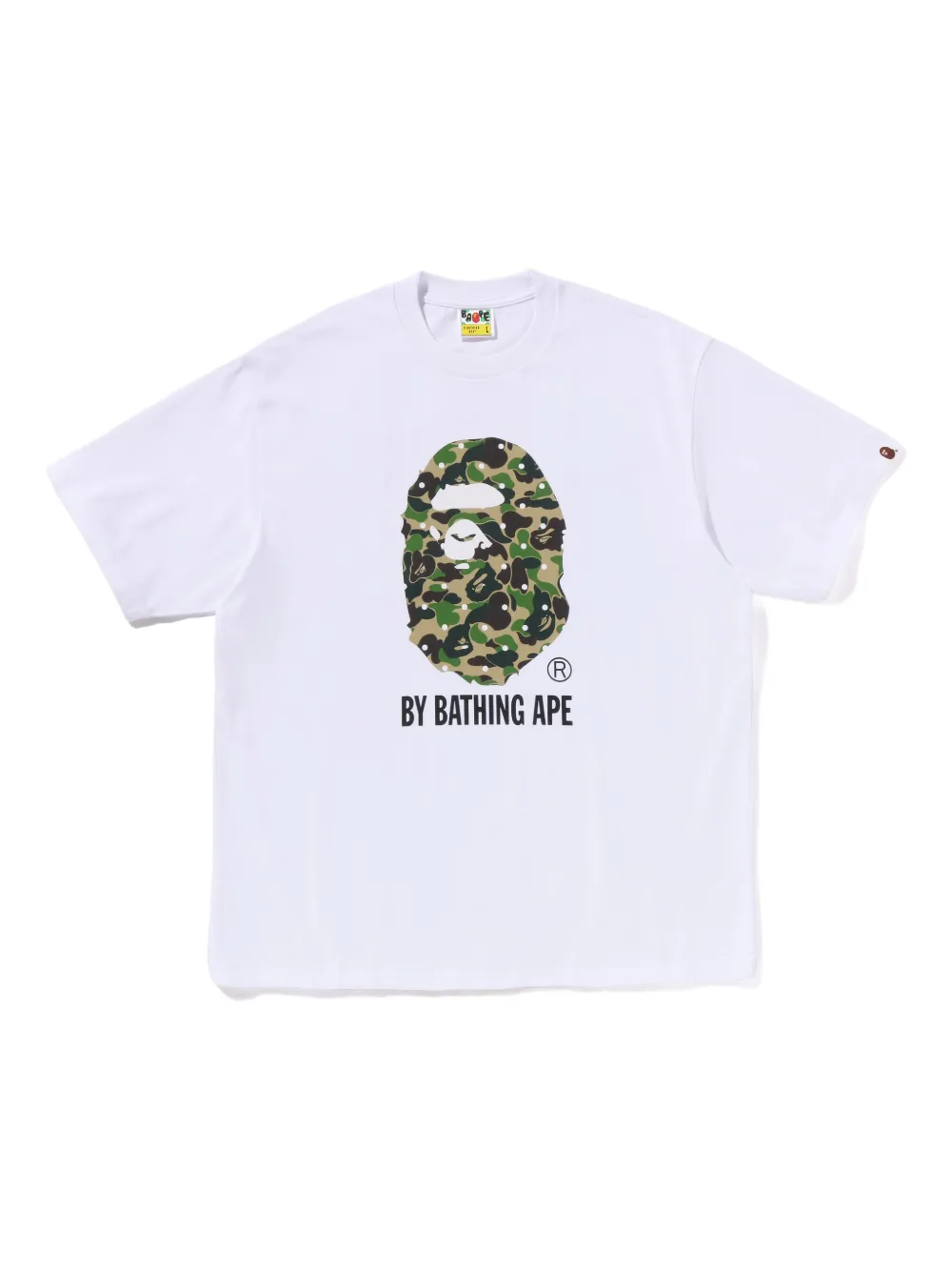 A Bathing Ape Camouflage-print T-shirt In White