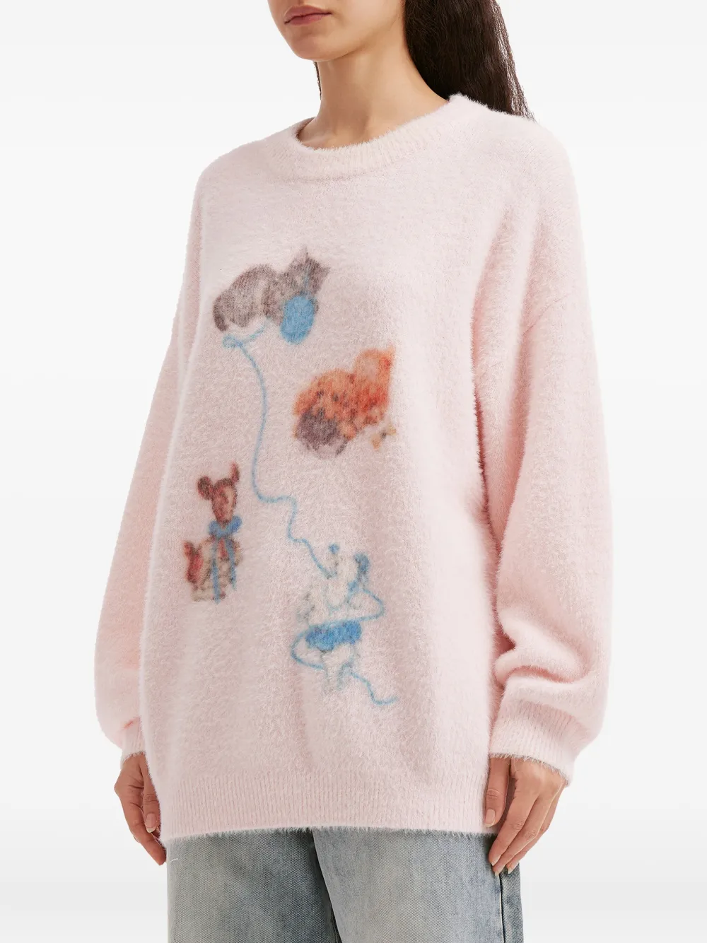 b+ab suéter con cuello redondo | Suéteres | Image 2