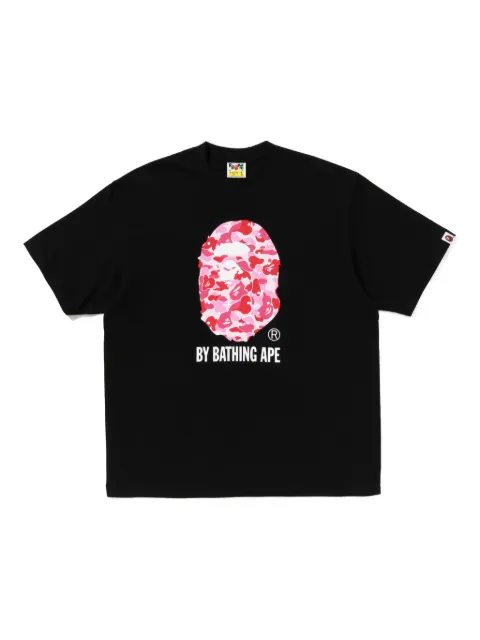 A BATHING APE® playera con logo estampado