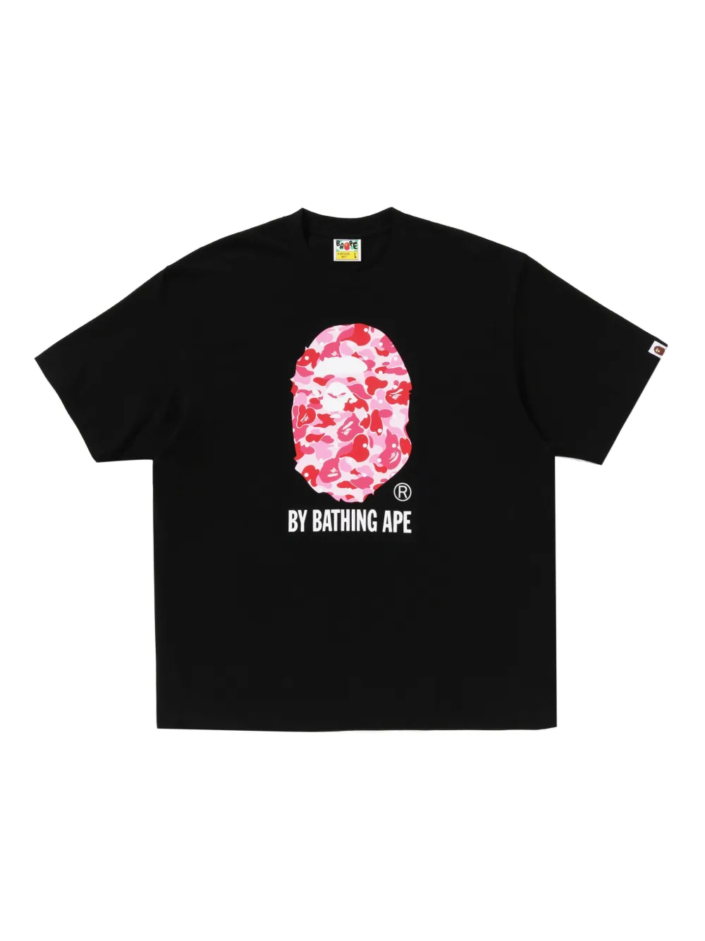 A BATHING APE® playera con logo estampado | negro | Image 1