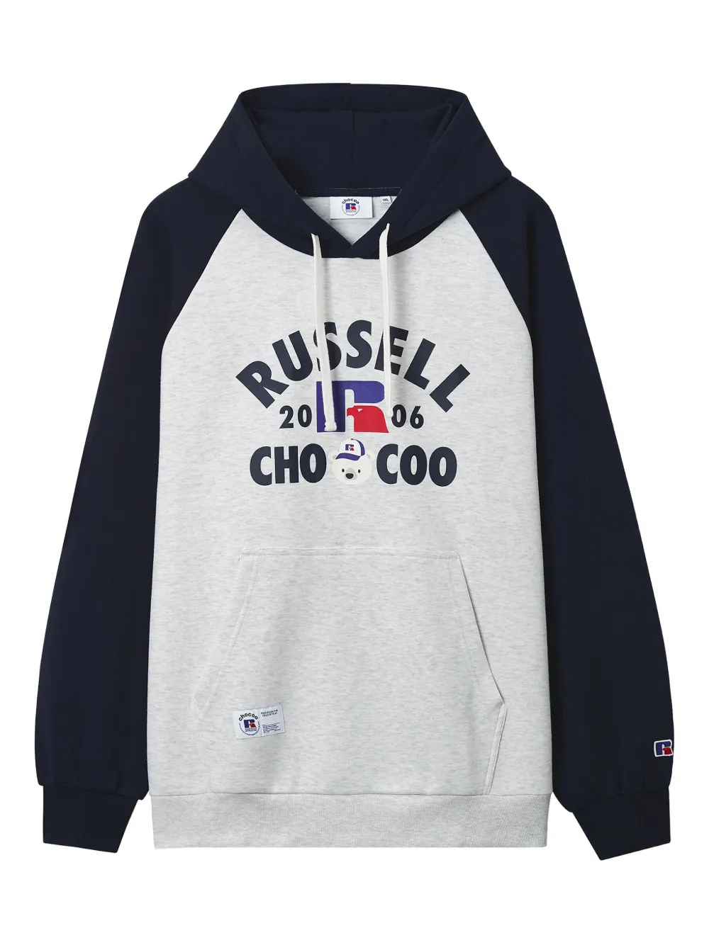 CHOCOOLATE raglan-sleeve hoodie | gris | Image 1