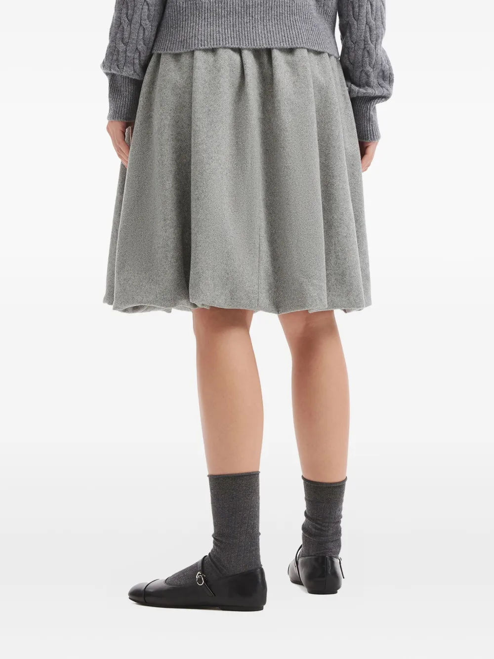 B+ab Elasticated Mini Skirt In Animal Print