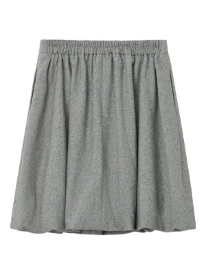pushBUTTON Square Pleated Skirt | Grey | FARFETCH
