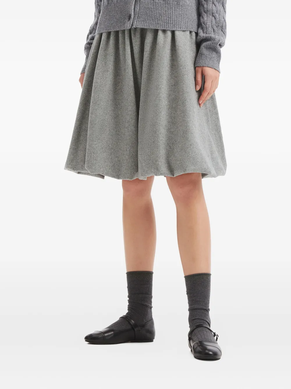 B+ab Elasticated Mini Skirt In Animal Print