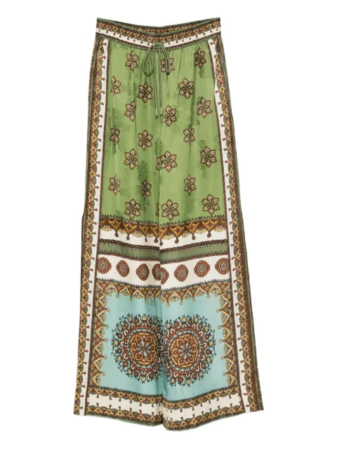 ALEMAIS Contina floral-print trousers