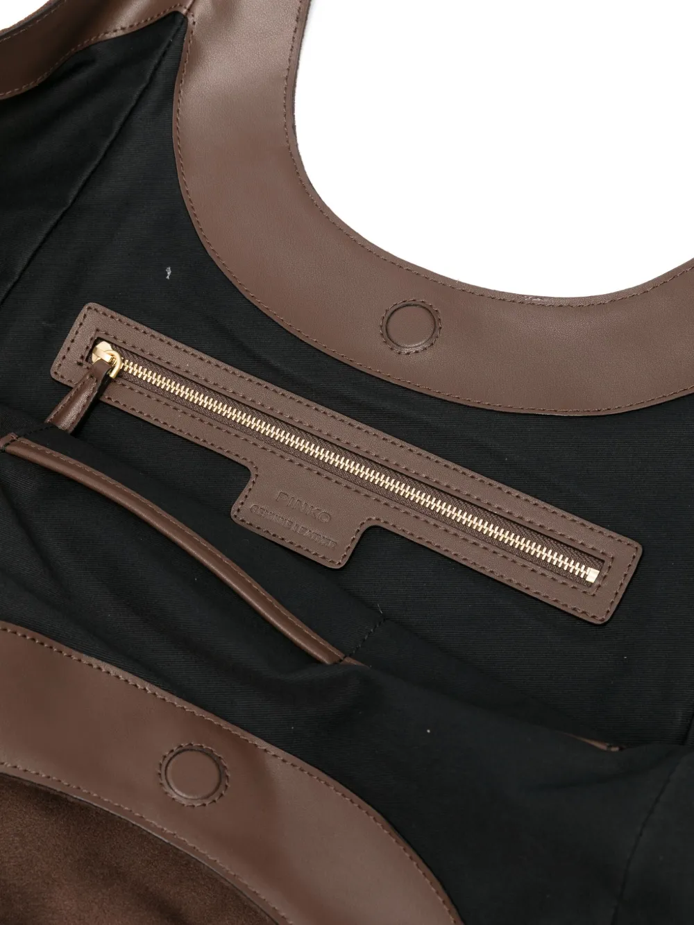 PINKO Schoudertas met gespdetail Bruin