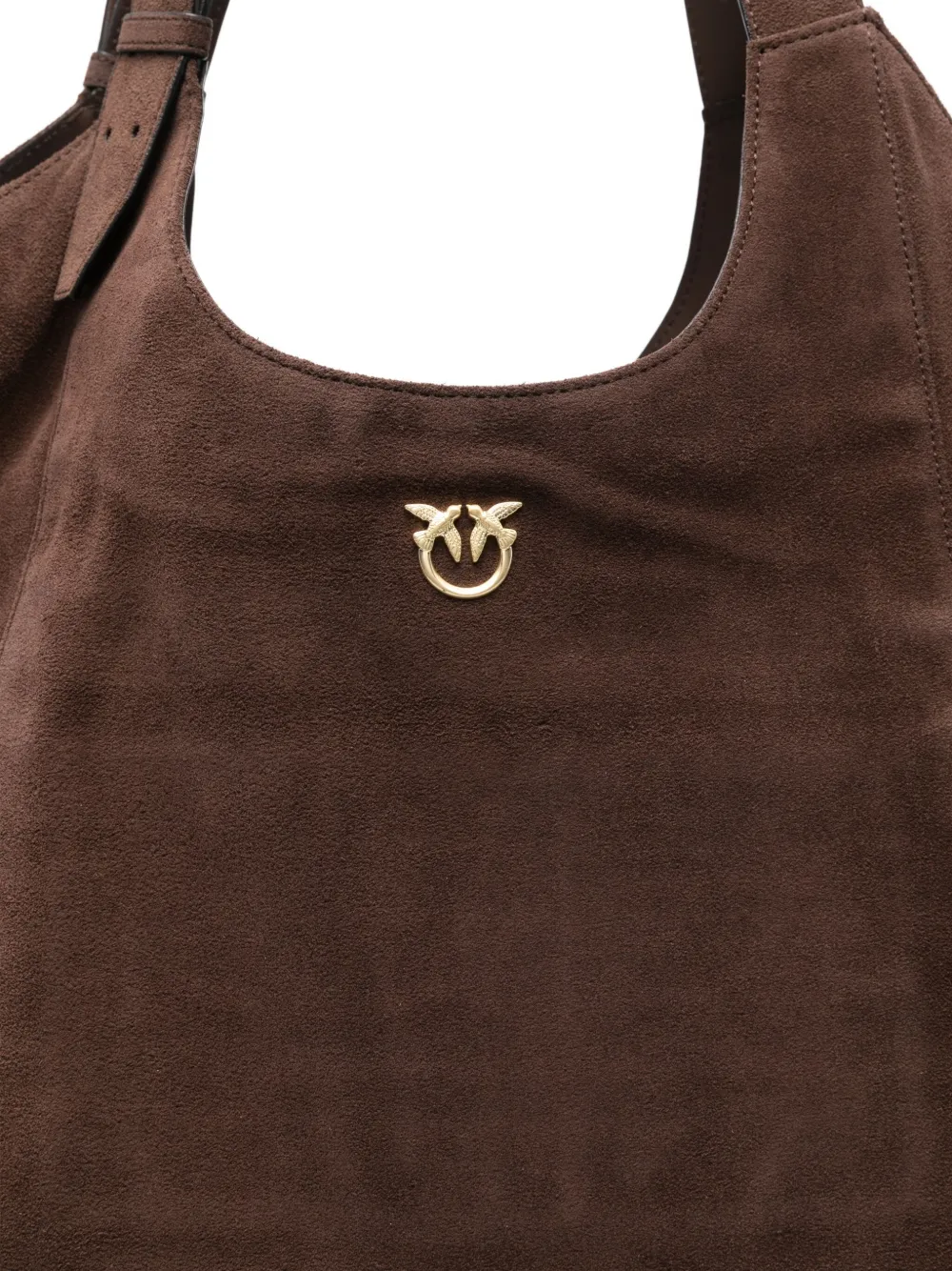 PINKO Schoudertas met gespdetail Bruin