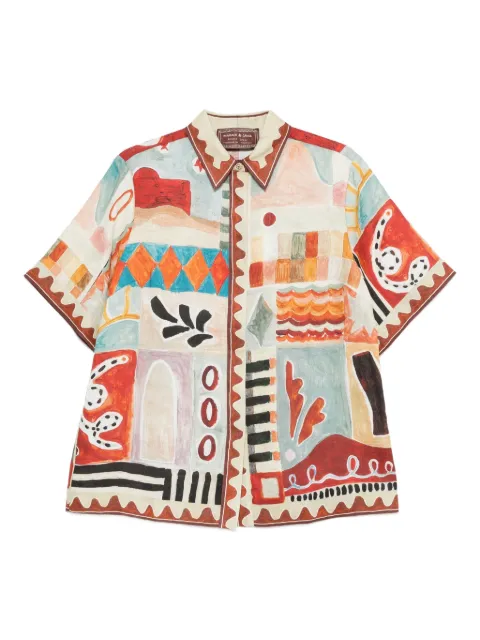 ALEMAIS Michelle abstract-print shirt