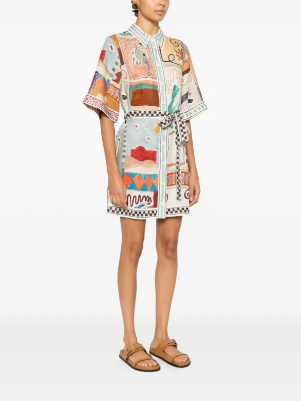 alemais dress short Almais ALI SPLICED MINI DRESS 14 AU/UK (10 US)