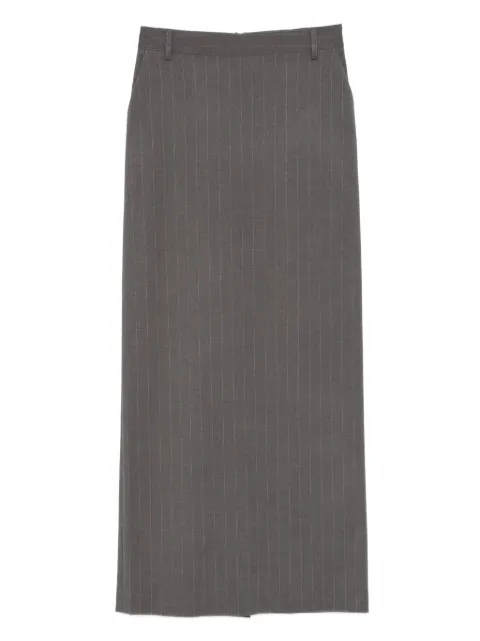 THE NINA STUDIO pinstripe maxi skirt