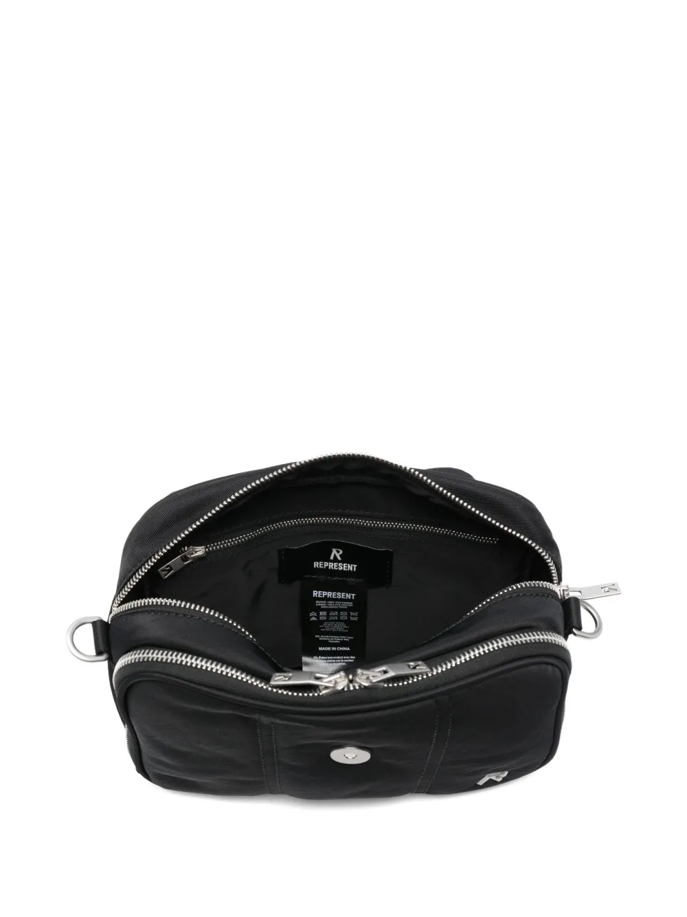 Represent Gewatteerde crossbodytas Zwart