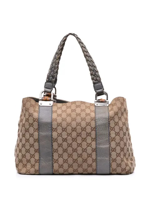 Gucci Pre-Owned 2016-2025 GG Canvas Bamboo Libeccio tote bag