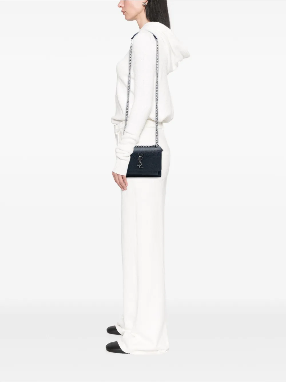 Saint Laurent Pre-Owned 2016 Small Grained Calfskin Monogram Sunset crossbody bag | Pre-Owned | Image 2