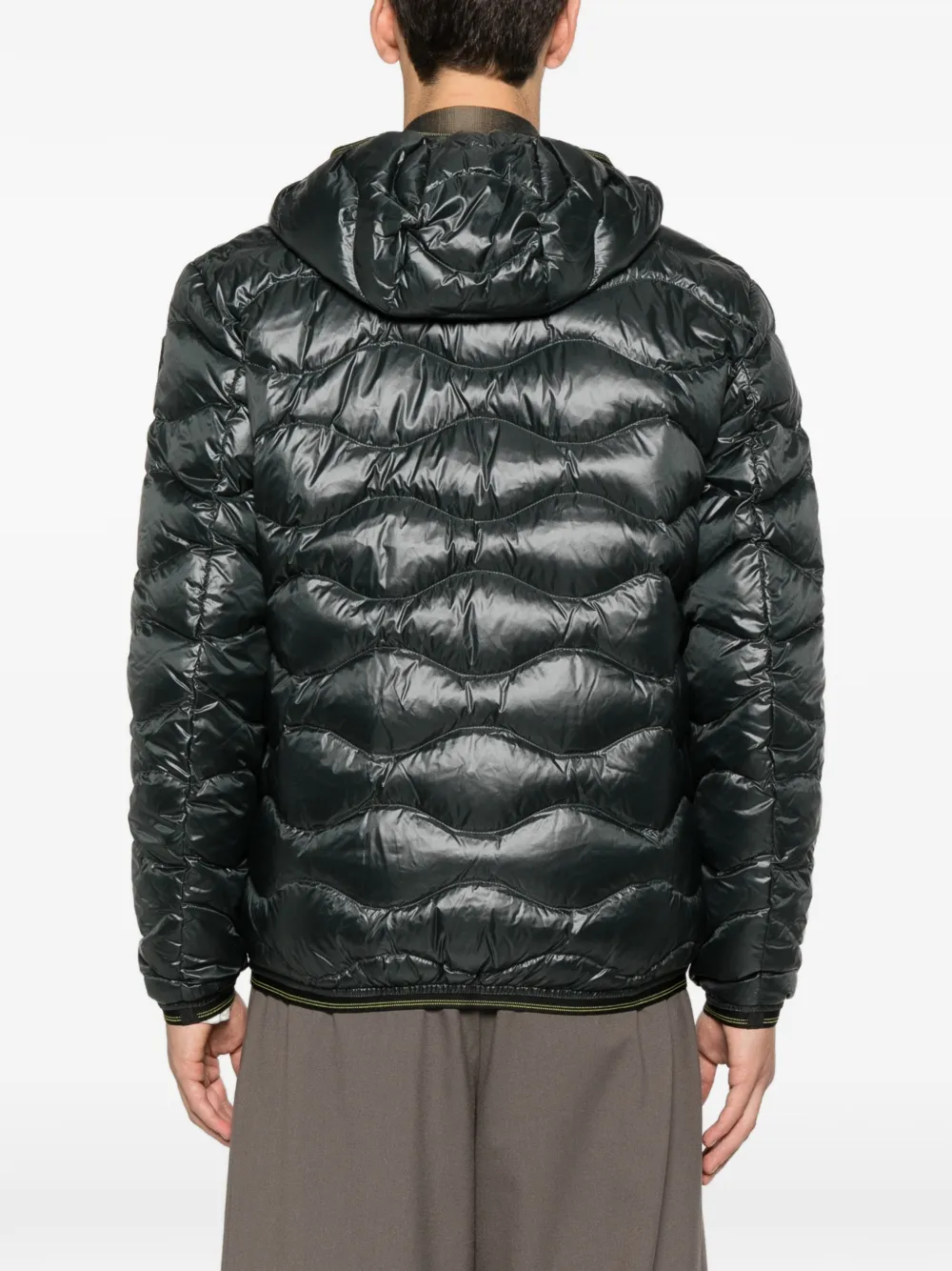 Blauer hooded quilted jacket Groen
