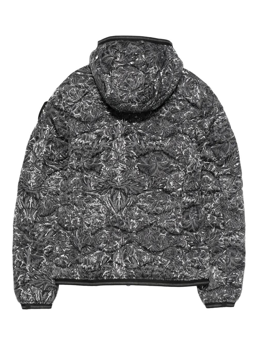 Blauer Camelia Hooded Floral Coat In Multi