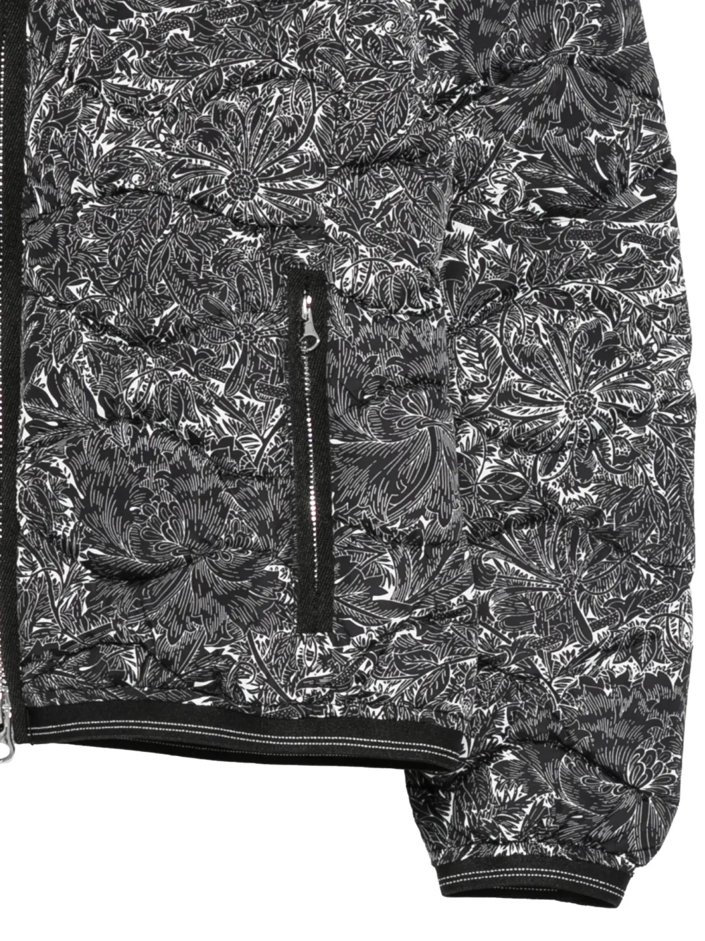 Blauer Camelia Hooded Floral Coat In Multi