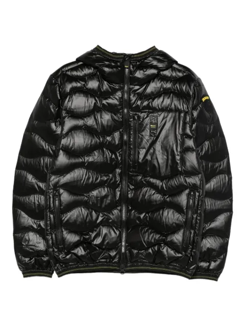 Blauer hooded quilted jacket