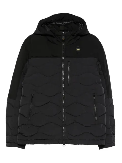 Blauer hooded quilted jacket