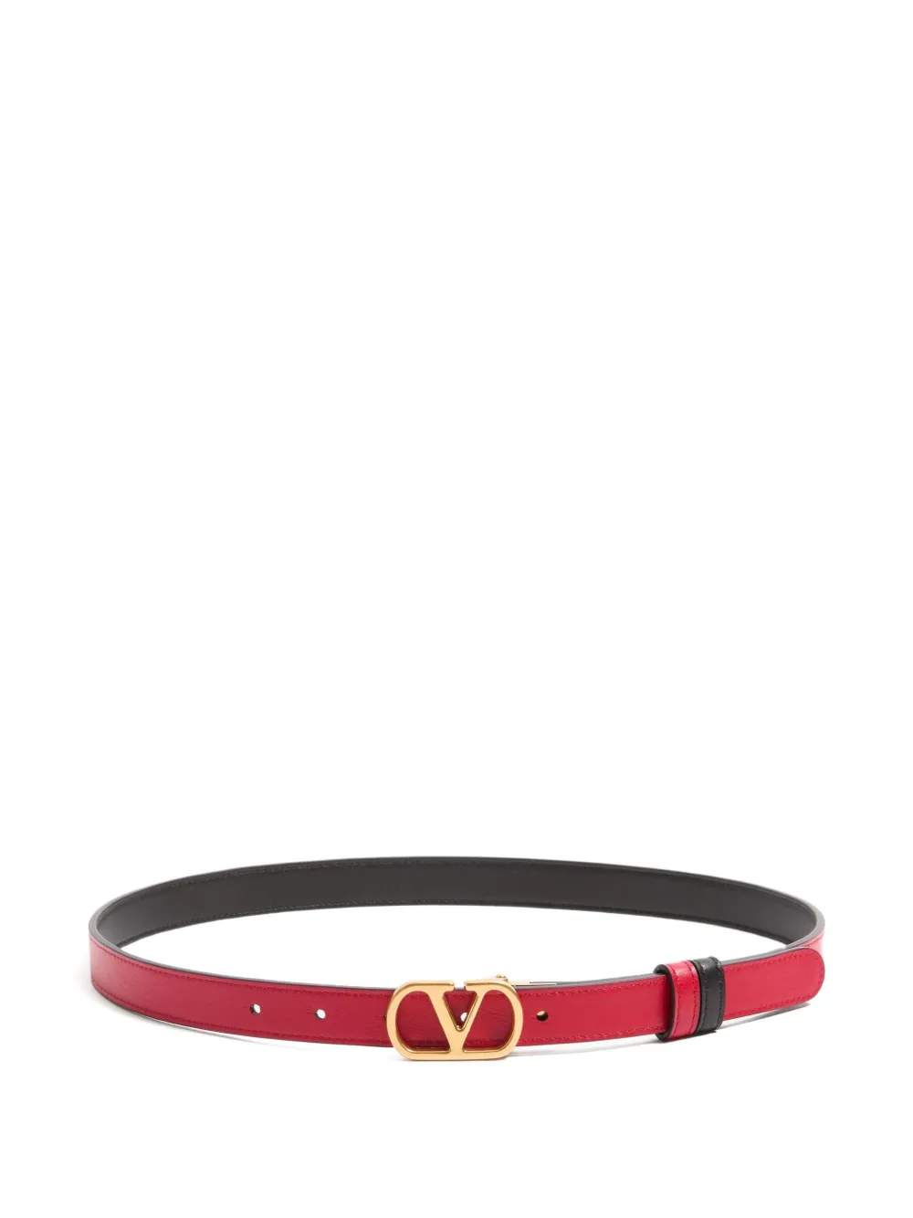 Valentino Garavani VLogo Signature omkeerbare riem Zwart